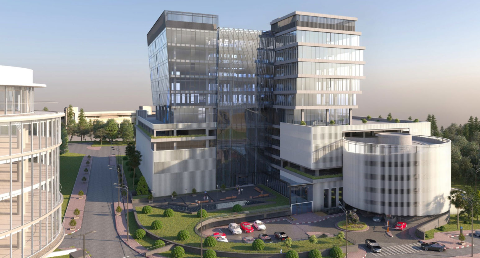 בניין אלביט ביקנעם- בניין הדגל של החברה המכיל מפעל, משרדים ומחסנים לוגיסטיים.